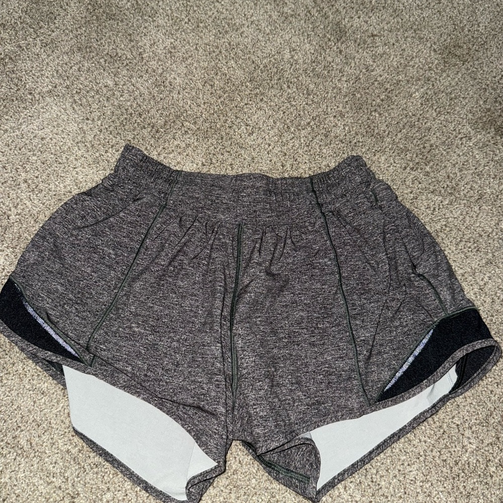 Lululemon Athletica Gray Athletic Shorts with Modern Design